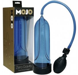 afbeelding mojo zero gravity penis pump enlarger - blauw