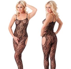 afbeelding open catsuit met print