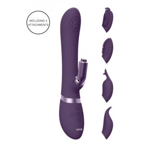 afbeelding Vive Etsu Tarzan Vibrator 22 Cm Roos