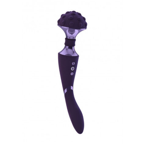 afbeelding Vive Shiatsu Buigbare Wand Massager 27 Cm Purper