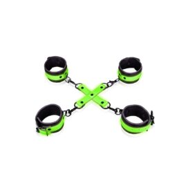 afbeelding Ouch! Glow in the Dark Hogtie Handboeien & Enkelboeien