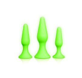 afbeelding Ouch! Glow in the Dark Butt Plug Set