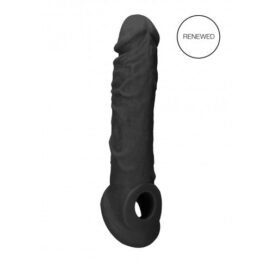afbeelding RealRock Penis Sleeve 20 cm Zwart