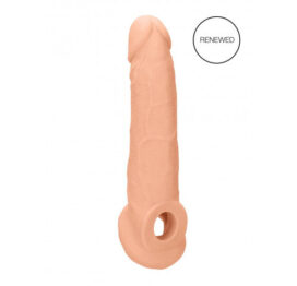 afbeelding RealRock Penis Sleeve 22 cm Bruin