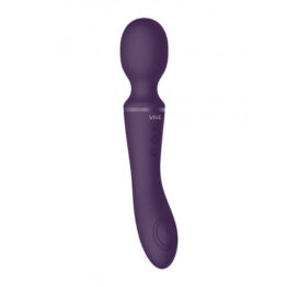 afbeelding Vive Enora Dubbele Magic Wand Massager 22 Cm Purper