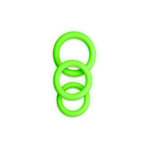 afbeelding Ouch! Glow in the Dark Cockringset 3 Stuks