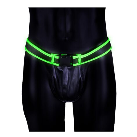 afbeelding Ouch! Glow in the Dark Jockstrap met Gesp #1 S/M