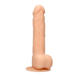 afbeelding RealRock Realistische Dildo Met Ballen 24 cm Zwart