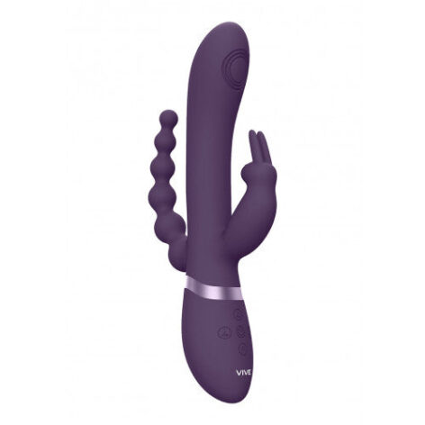 afbeelding Vive Rini Vibrator Triple Fun 23 Cm Purper