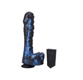 afbeelding Doc Johnson Fort Troff Issued Tendril Stotende Vibrator Blauw 21 Cm