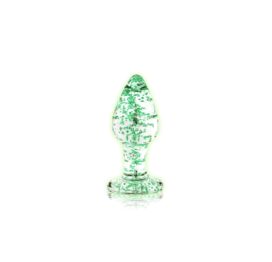 afbeelding Ouch! Glow in the Dark Glazen ButtPlug 8 Cm